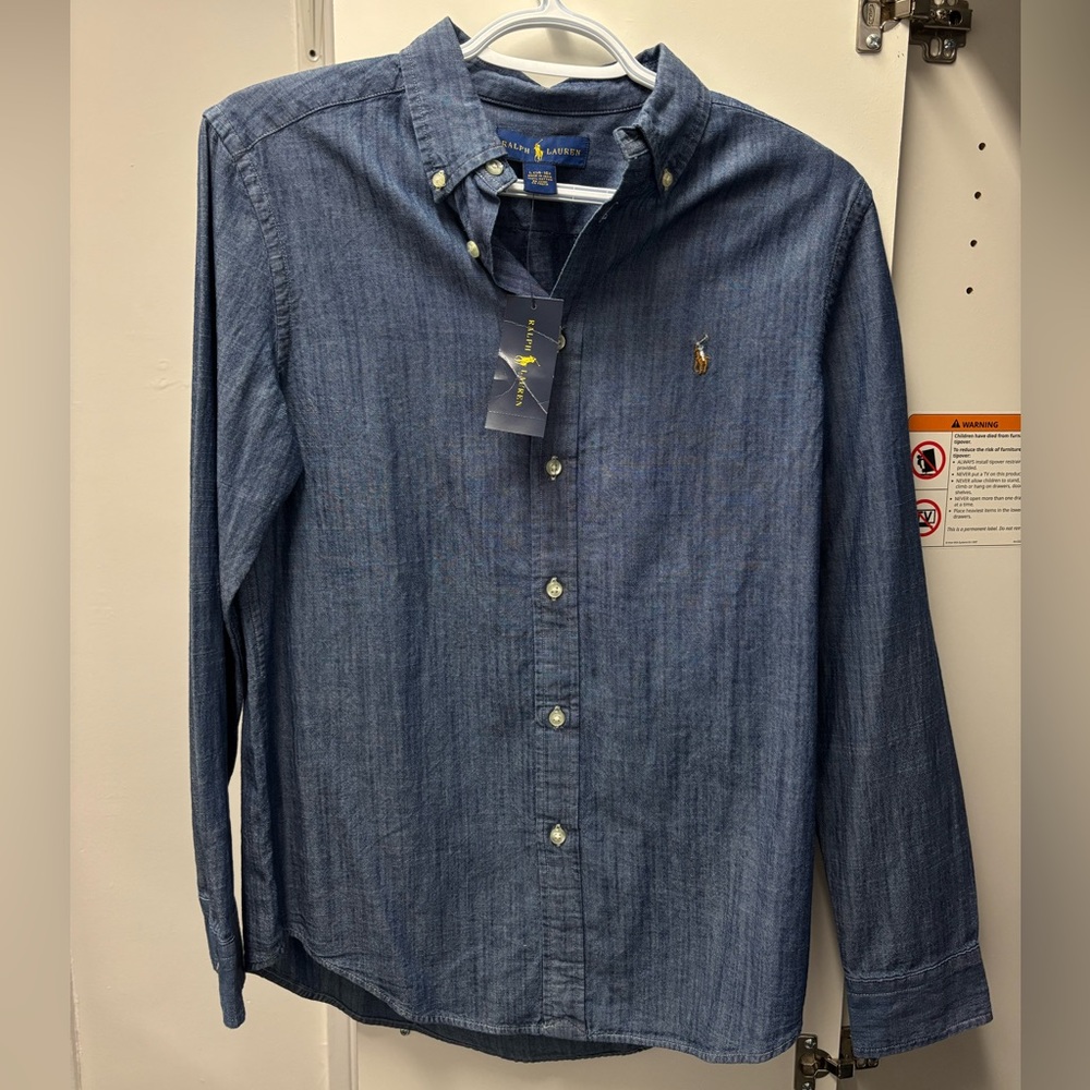 Ralph Lauren Lightweight Denim Button-Down Shirt